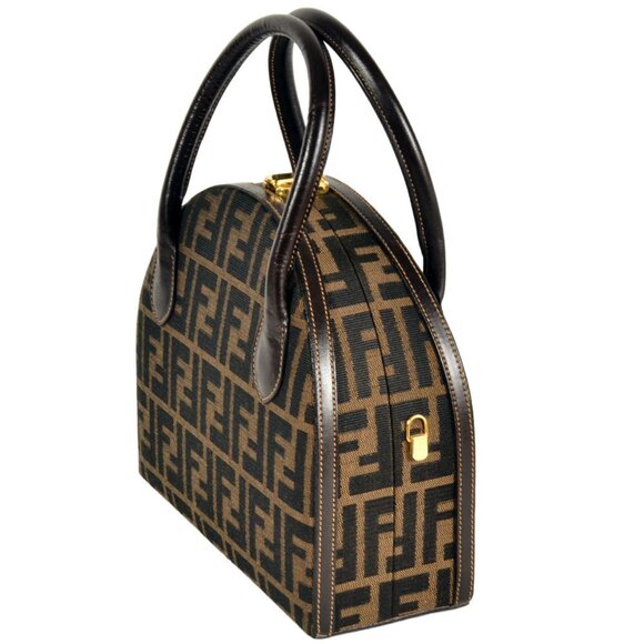 FENDI Brown Zucca Bag - Picture 2 of 8